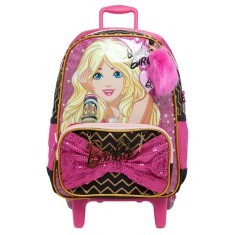 Mochila com Rodinhas Escolar Sestini Barbie Barbie 17Z G 64705