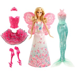 Boneca Barbie Mix Match Fantasias Mágicas Mattel