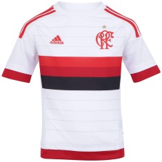 Camisa Torcedor Flamengo II 2015 Infantil sem Número Adidas