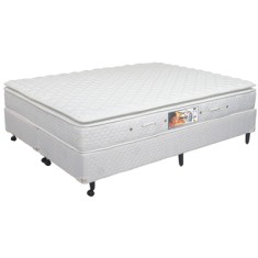 Colchão King Size Molas Bonnel Castor D22 Silver Star Bambu One Side
