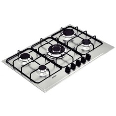Cooktop Tramontina Perfecta Penta 5 Bocas Acendimento Superautomático Acabamento Inox 5GX Tri 75