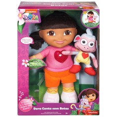 Boneca Dora a Aventureira Canta com Botas Mattel