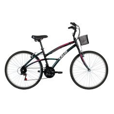 Bicicleta Caloi 21 Marchas Aro 26 Freio V-Brake 100 Feminina 2016