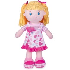 Boneca Bonecas de Pano Coração Feliz Moas