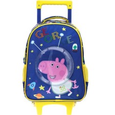 Mochila com Rodinhas Escolar Xeryus Peppa George Galaxy 16 5530