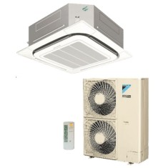 Ar Condicionado Split Cassete Daikin SkyAir 42000 BTUs Inverter Controle Remoto Frio FCQ42KVL / RZR42LUVL