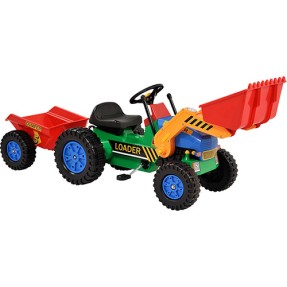 Carrinho Bandeirante Trator Escavadeira a Pedal