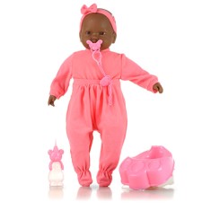 Boneca Bebê Mania Negra Roma Brinquedos