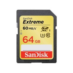 Cartão de Memória SDXC SanDisk Extreme 64 GB SDSDXN-064G-G46