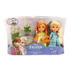 Boneca Frozen Anna e Elsa com Trolls 1140 Sunny