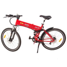 Bicicleta Elétrica Kinetron Dobrável 7 Marchas Aro 26 Suspensão Full Suspension Freio a Disco EB90