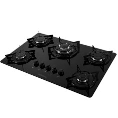 Cooktop Nardelli 5 Bocas Acendimento Superautomático NV5 - TC Esmaltado