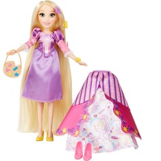 Boneca Princesas Disney Lindos Vestidos Princesa Rapunzel Hasbro