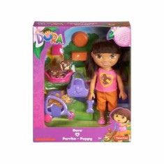 Boneca Dora a Aventureira E Cãozinho Fisher Price