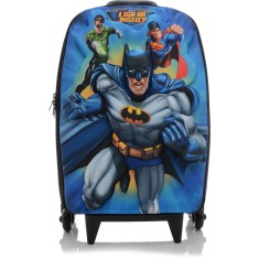 Mochila com Rodinhas Escolar Max Toy by Diplomata Liga da Justiça Batman