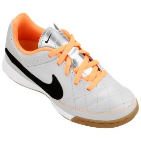 Tênis Nike Infantil (Menino) Futsal Tiempo Genio Leather IC Jr