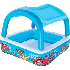 Piscina Inflável 265 l Quadrada Bestway Kiddie Pools Peixinho 52192