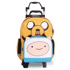 Mochila com Rodinhas Escolar DMW Hora da Aventura M 19734