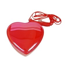 Telefone com Fio Love Formato de Coração