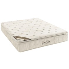 Colchão Queen Size Molas Ensacadas/Pocket Minaspuma D33 Cannes 158 x 30 x 198 cm