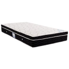Colchão Solteiro Molas Ensacadas/Pocket Ortobom D26 Light Pocket Black 88 x 26 x 188 cm