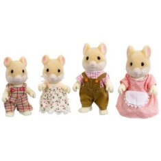 Boneca Sylvanian Families Família Hamster Epoch