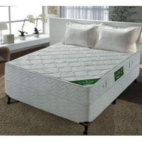Colchão Queen Size Molas Bonnel Minaspuma Eco Sleep 158 x 24 x 188 cm