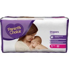 Fralda Parent's Choice Diapers Tamanho P Jumbo 50 Unidades Peso Indicado 3 - 6kg