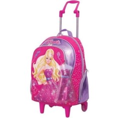 Mochila com Rodinhas Escolar Sestini Barbie Moda e Magia G 60781