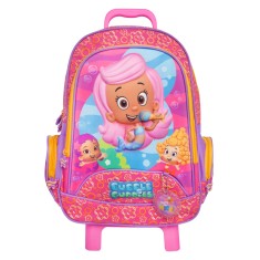 Mochila com Rodinhas Escolar Dermiwil Bubble Guppies Girls G