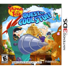 Jogo Phineas And Ferb: Quest For Cool Stuff Majesco Entertainment Nintendo 3DS