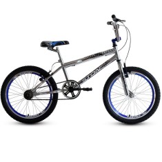 Bicicleta BMX Stone Bike Aro 20 Freio V-Brake Cromo Cross