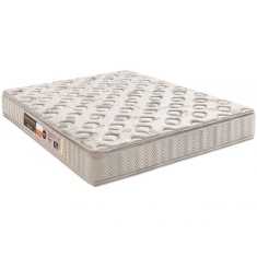 Colchão King Size Espuma Minaspuma D45 Celebrate com Pillow 193 x 22 x 203 cm