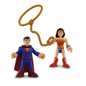 Boneco Super Homem Mulher Maravilha Imaginext X7648 - Mattel