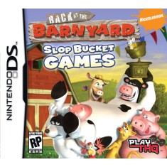 Jogo Back At The Barnyard Slop Bucket Games THQ Nintendo DS