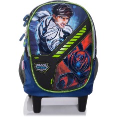 Mochila com Rodinhas Escolar Sestini Max Steel 15Y M