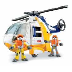 Boneco Imaginext com Helicóptero N1396 - Mattel