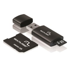 Cartão de Memória Micro SD com Adaptador Multilaser 4 GB MC057