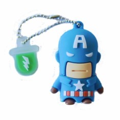 Pen Drive Exbom 16 GB USB 2.0 Capitão America