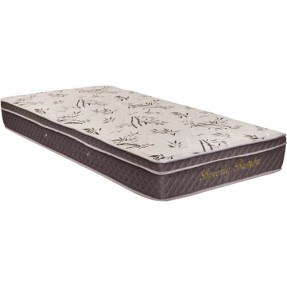 Colchão Solteiro Molas Ensacadas/Pocket Espuma Herval D33 Beverly Bambu 88 x 22 x 188 cm