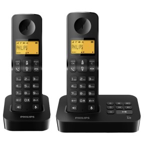Telefone sem Fio Philips com 1 Ramal D2052