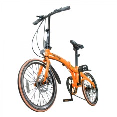 Bicicleta TwoDogs Dobrável 7 Marchas Aro 20 Freio a Disco Pliage