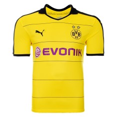 Camisa Torcedor infantil Borussia Dortmund I 2015/16 sem Número Puma