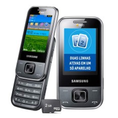 Celular Samsung Duos Slider C3752 3,2 MP Desbloqueado 2 Chips