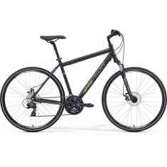 Bicicleta Merida 24 Marchas Aro 700 Suspensão Dianteira Freio a Disco Crossway 15