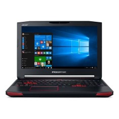 Notebook Acer Predator 15 Intel Core i7 6700HQ 6ª Geração 16GB de RAM HD 1 TB Híbrido SSD 128 GB 15,6" Geforce GTX 980M Windows 10 Home G9-592-72TG