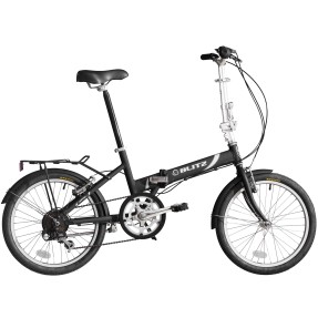 Bicicleta Blitz Dobrável 6 Marchas Aro 20 Freio V-Brake Alloy