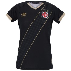 Camisa Jogo Feminina Vasco III 2015 sem número Umbro