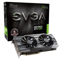 Placa de Video NVIDIA GeForce GTX 1080 8 GB GDDR5X 256 Bits EVGA 08G-P4-6284-KR