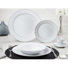 Aparelho de Jantar Redondo de Porcelana 30 peças - World Collection Sissi